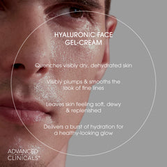 Advanced Clinicals texture gel-creme légère glisse sur la peau et procure un éclat discret.