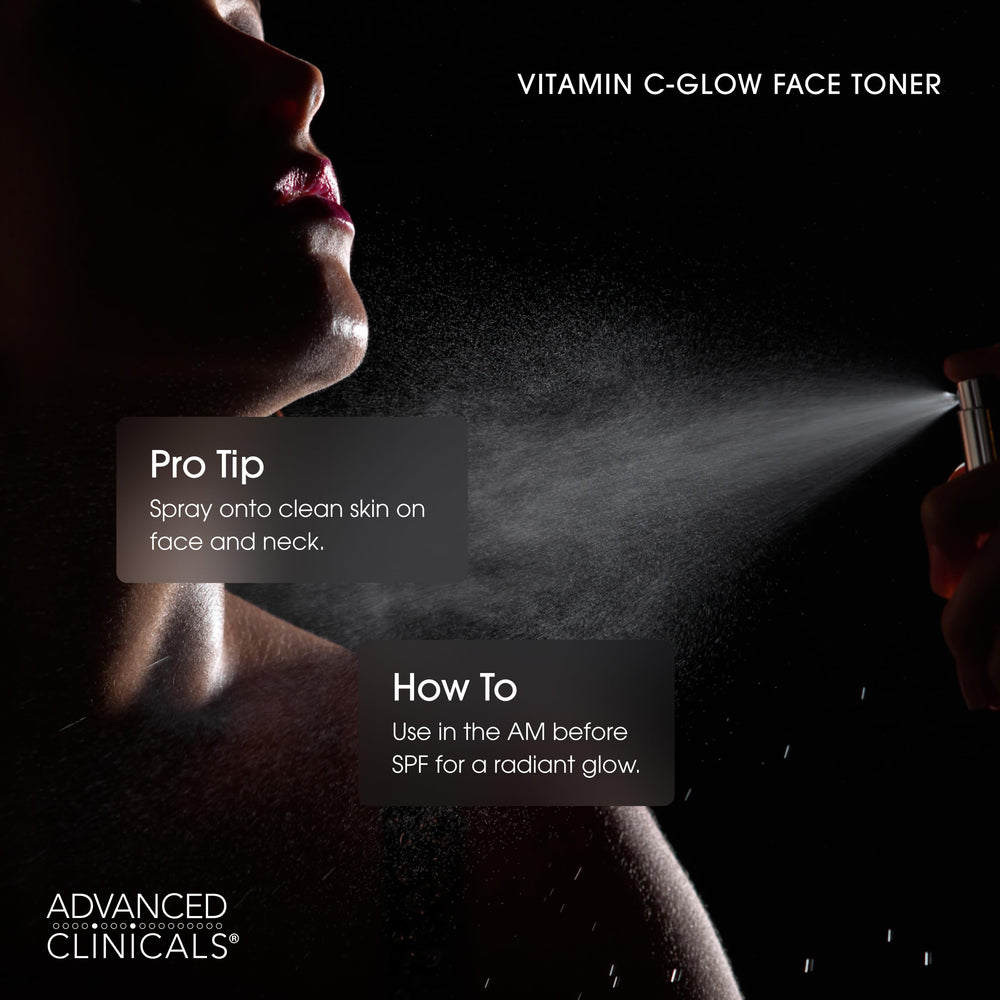 Advanced Clinicals vitamine C peptides brume: antioxydants pour énergie et brillance