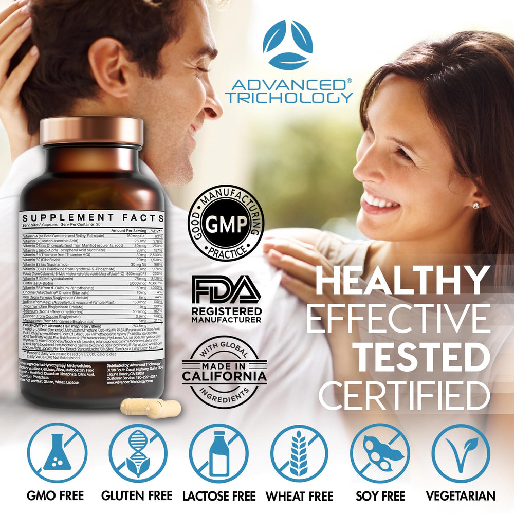 FoliGROWTH Advanced Trichology: aperçu des habitudes saines pour cheveux forts.