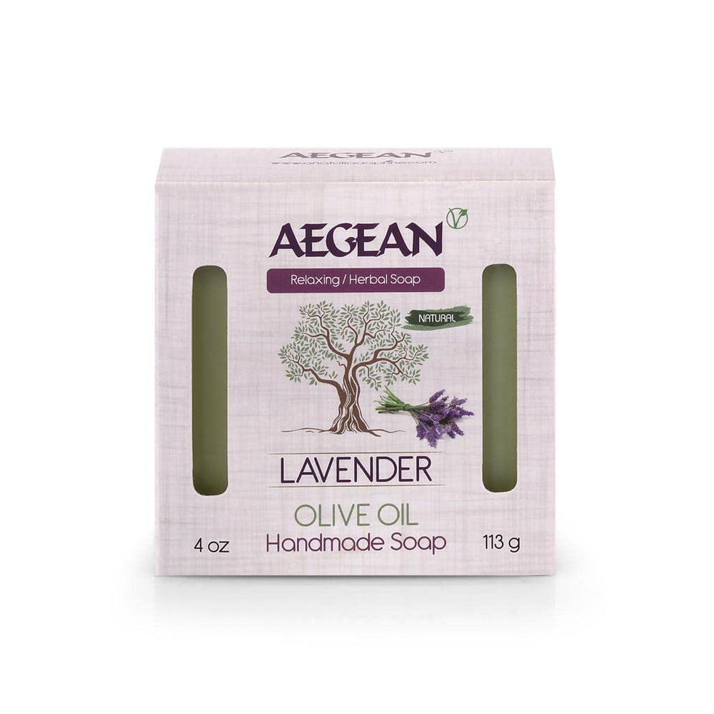 Aegean Savon En Barre, ideal pour routine beauté quotidienne.