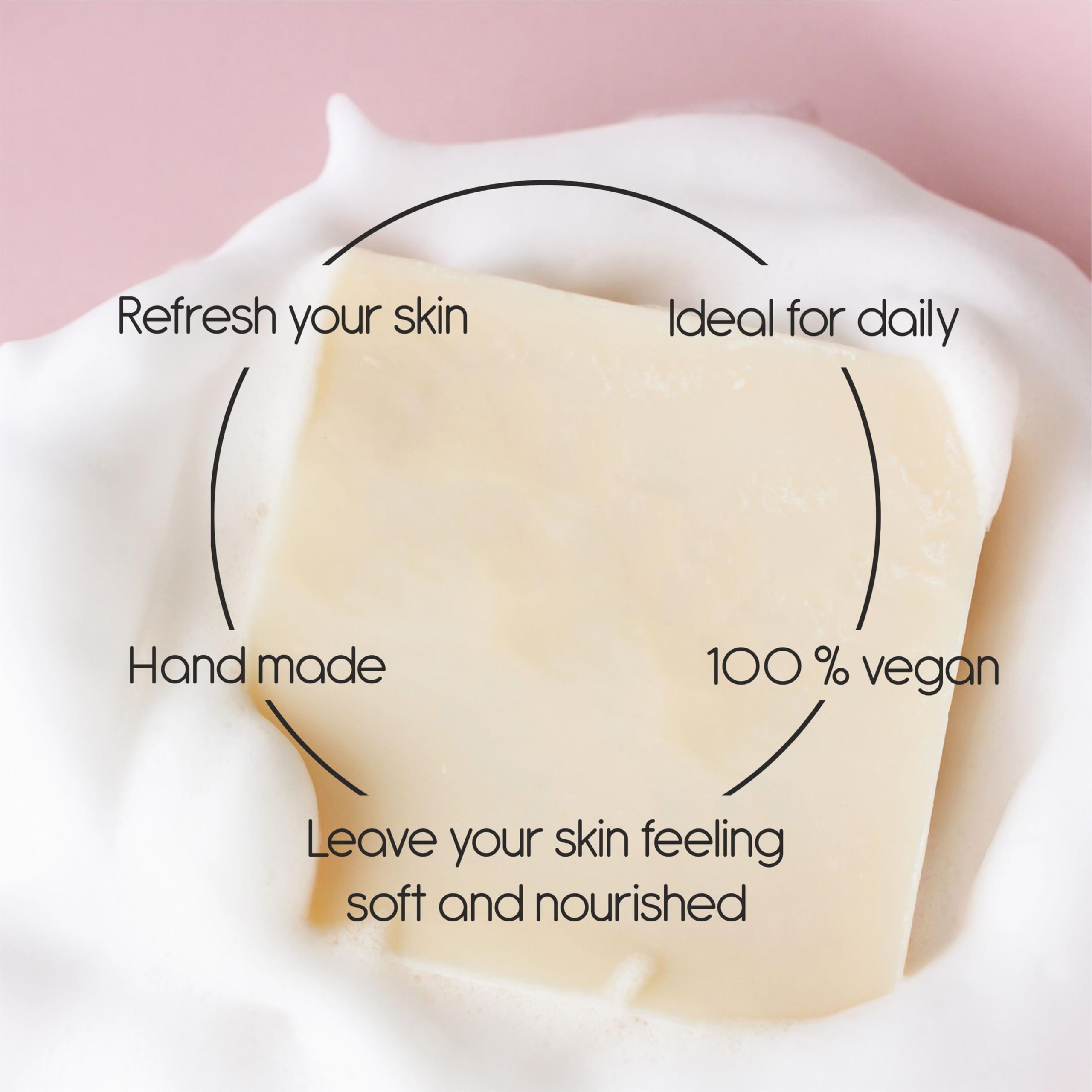 Aegean Savon En Barre, vegan sans alcool et sans sulfates.