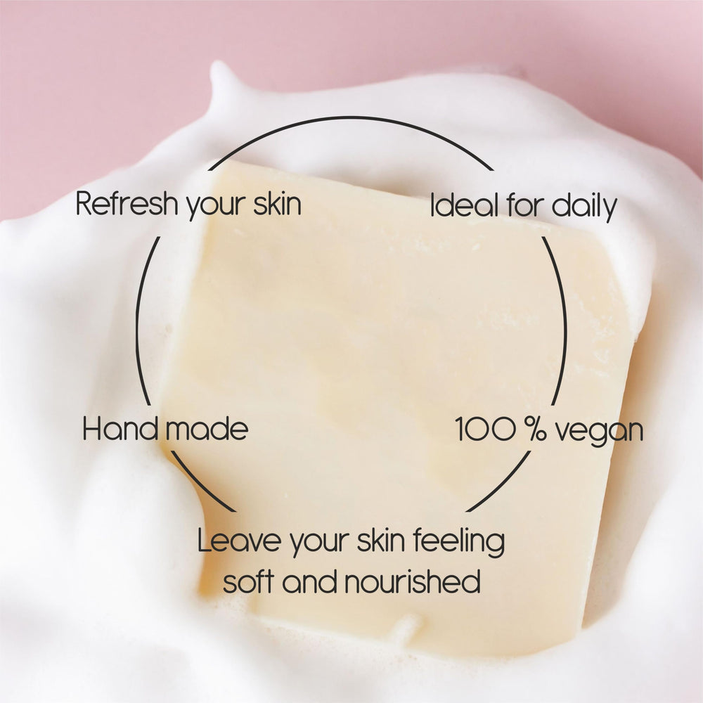 Aegean Savon En Barre, vegan sans alcool et sans sulfates.