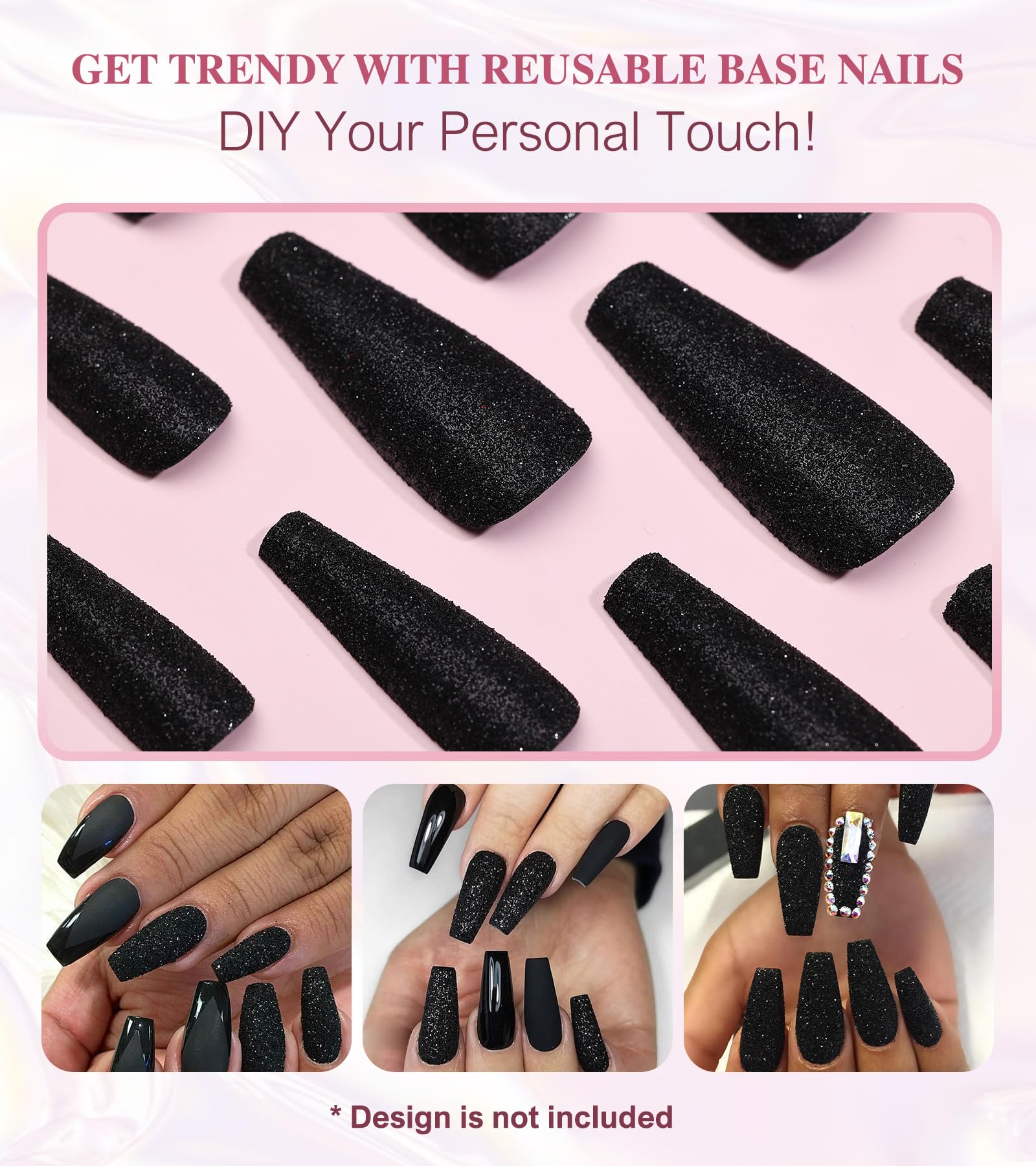 Kit inclus lime et pousse-cuticules pour préparer les ongles.