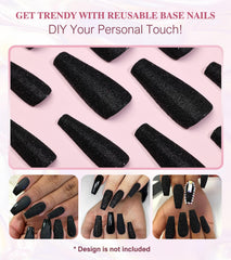 Kit inclus lime et pousse-cuticules pour préparer les ongles.