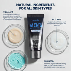 Aemerry packaging confirms all skin types suitability for sensitive areas.