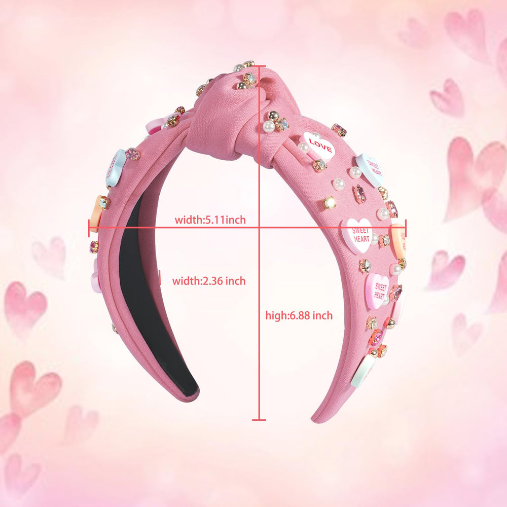 Bandeau AENMTU Valentin taille unique 4 cm, s'adapte à tous les cheveux.