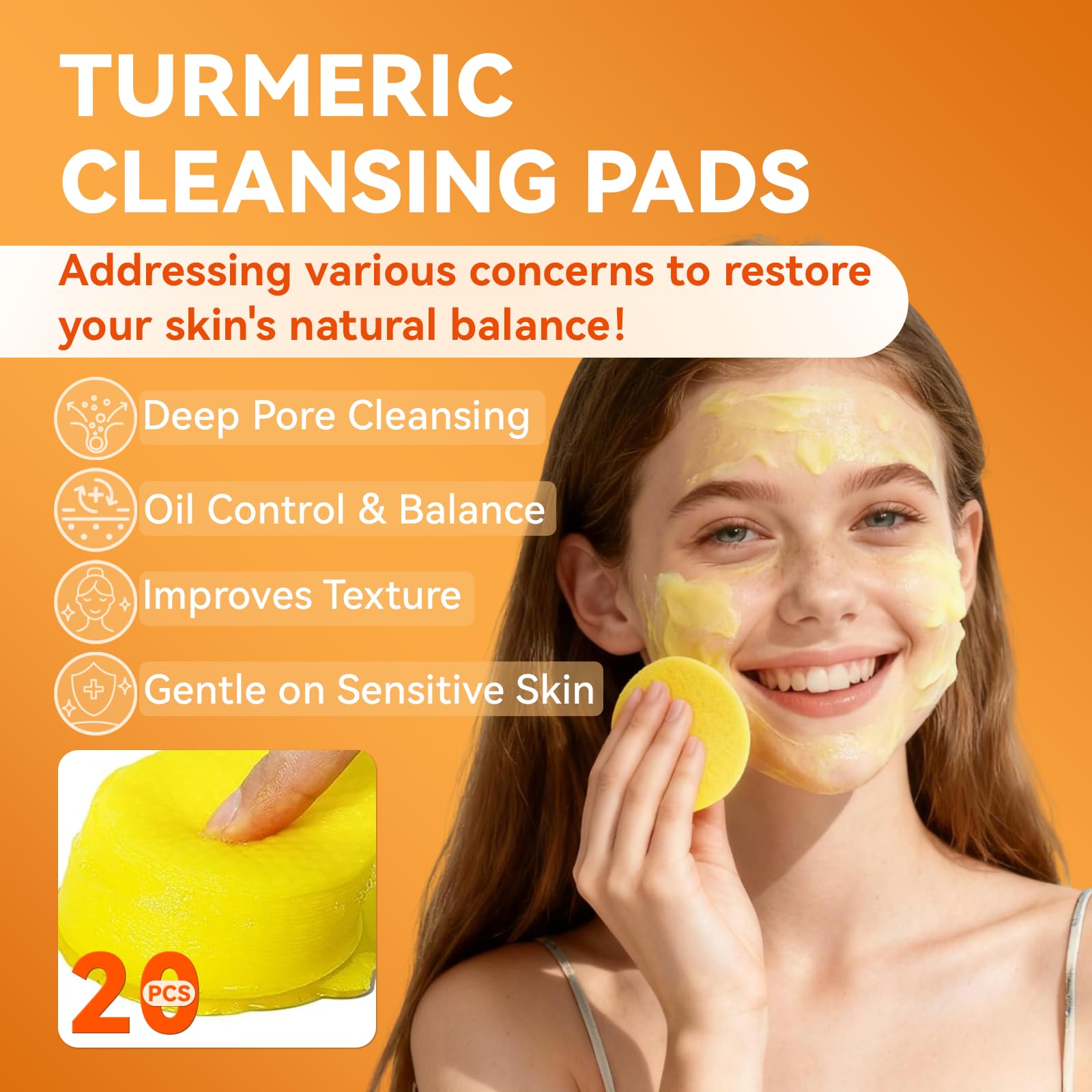 AEWOTING creme-visage curcuma, hydratation rapide et éclat naturel.