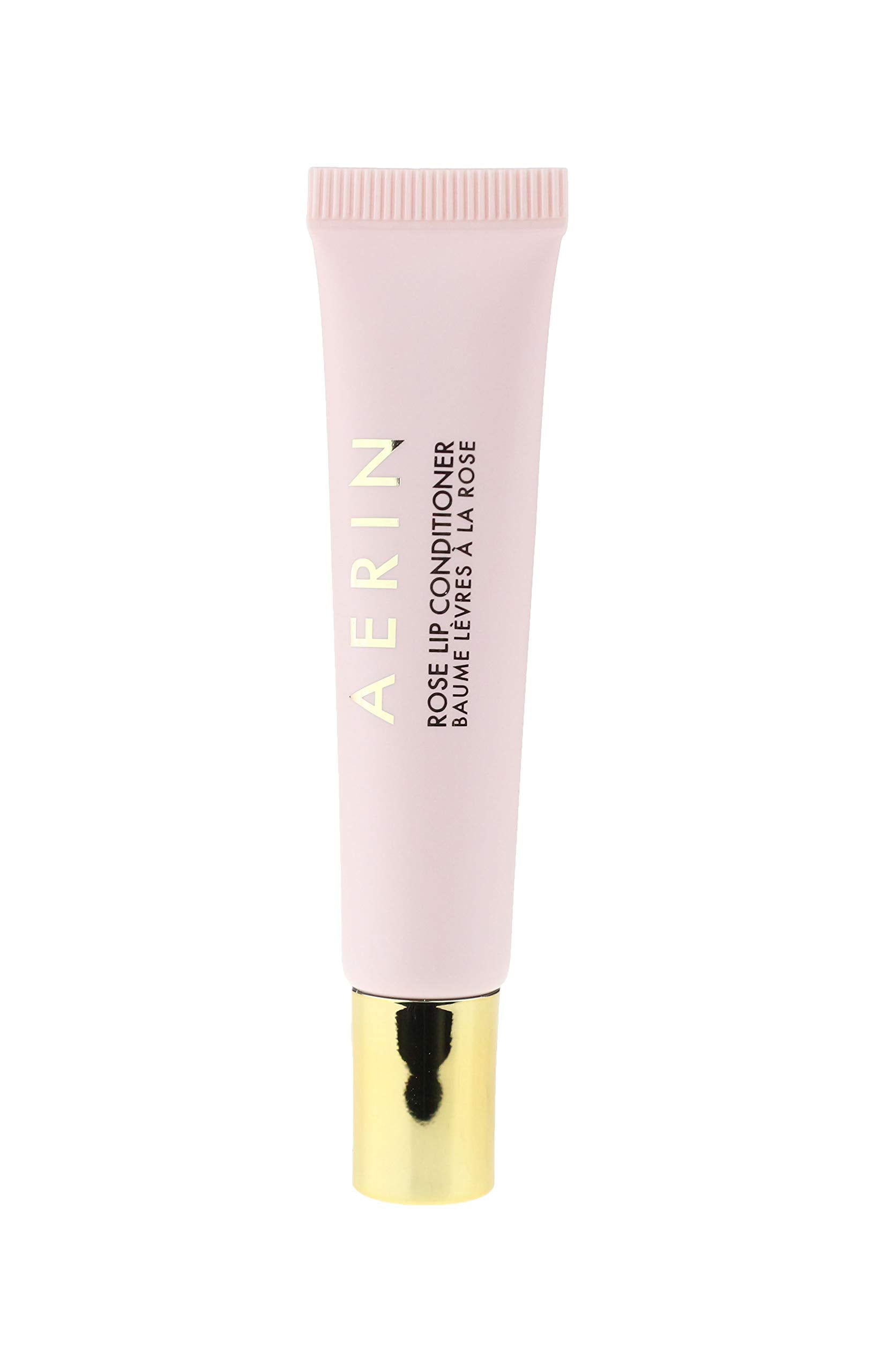 AERIN baume à lèvres Rose, texture crèmeuse et application lisse sur les lèvres.