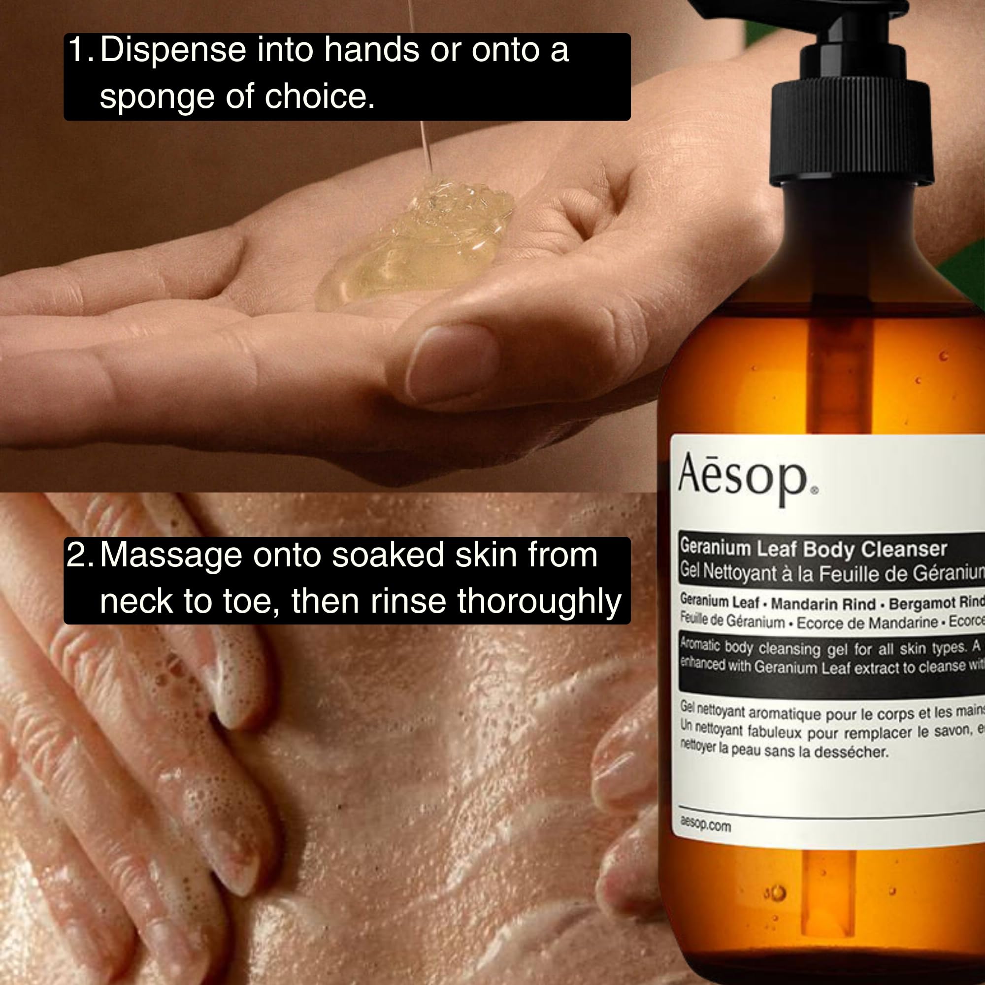 Aesop Geranium Leaf – éclat frais pour une routine parfumée.