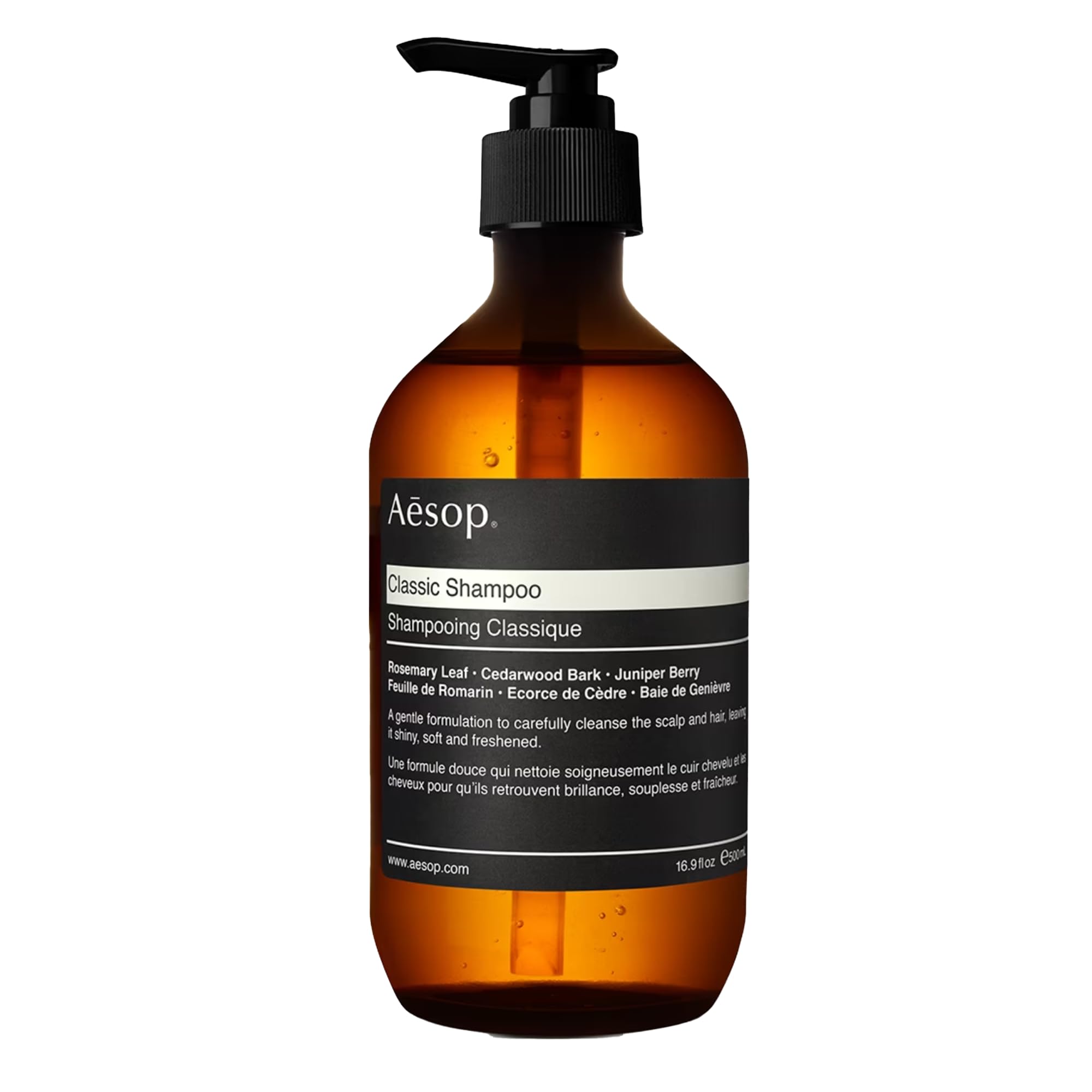 Aesop Shampoing Classique, bouteille avec romarin, pour fraîcheur et propreté
