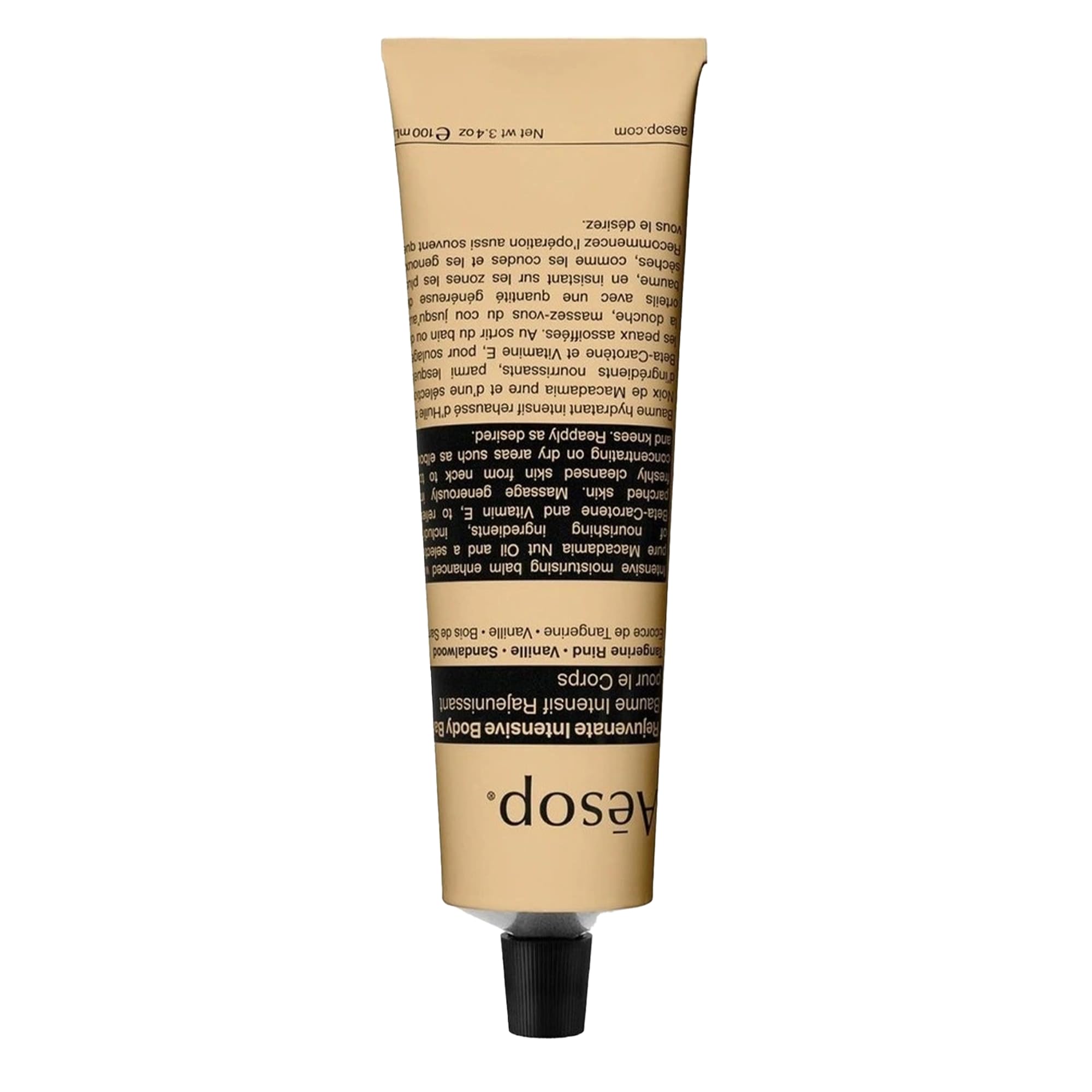 Aesop Rejuvenate Intensive Body Balm – texture riche pour hydratation durable.