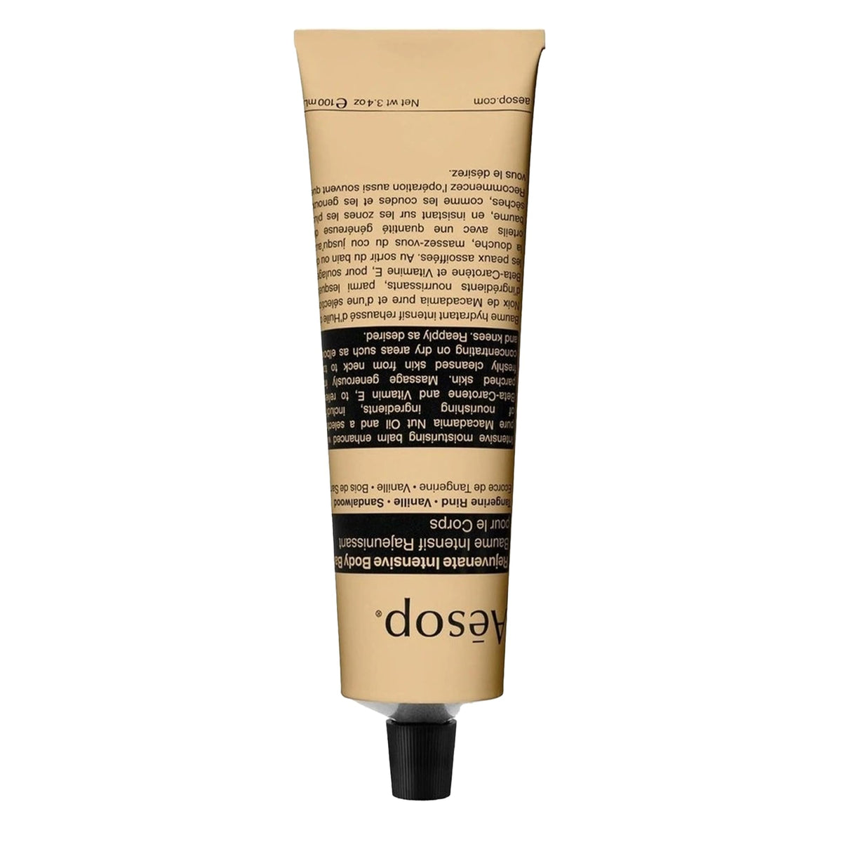 Aesop Rejuvenate Intensive Body Balm – texture riche pour hydratation durable.