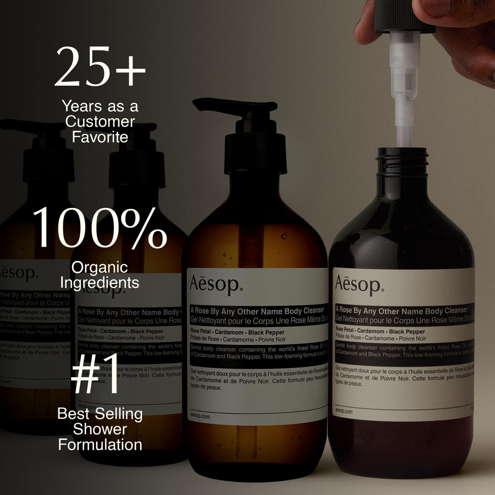 Aesop extrait-rose-petales : ingrédients doux pour nourrir la peau.