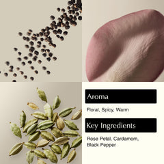 Aesop gel-nettoyant-rose-petales : texture légère pour une propreté efficace.