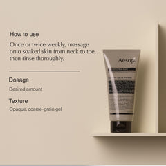 Aesop Redemption: botanique aromatique alpin libérant un arôme frais.