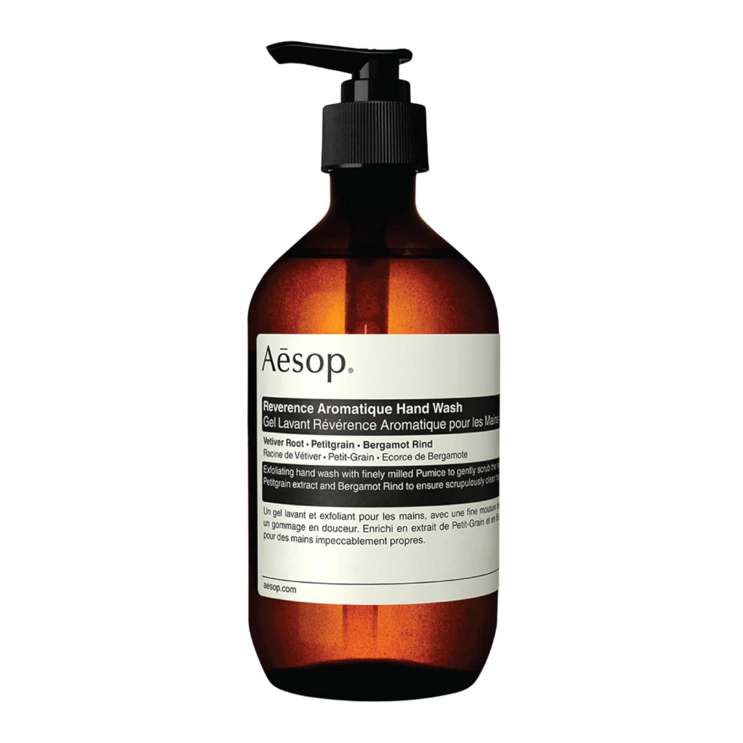 Aesop Reverence Aromatique: bouteille élégante pour nettoyer en douceur les mains