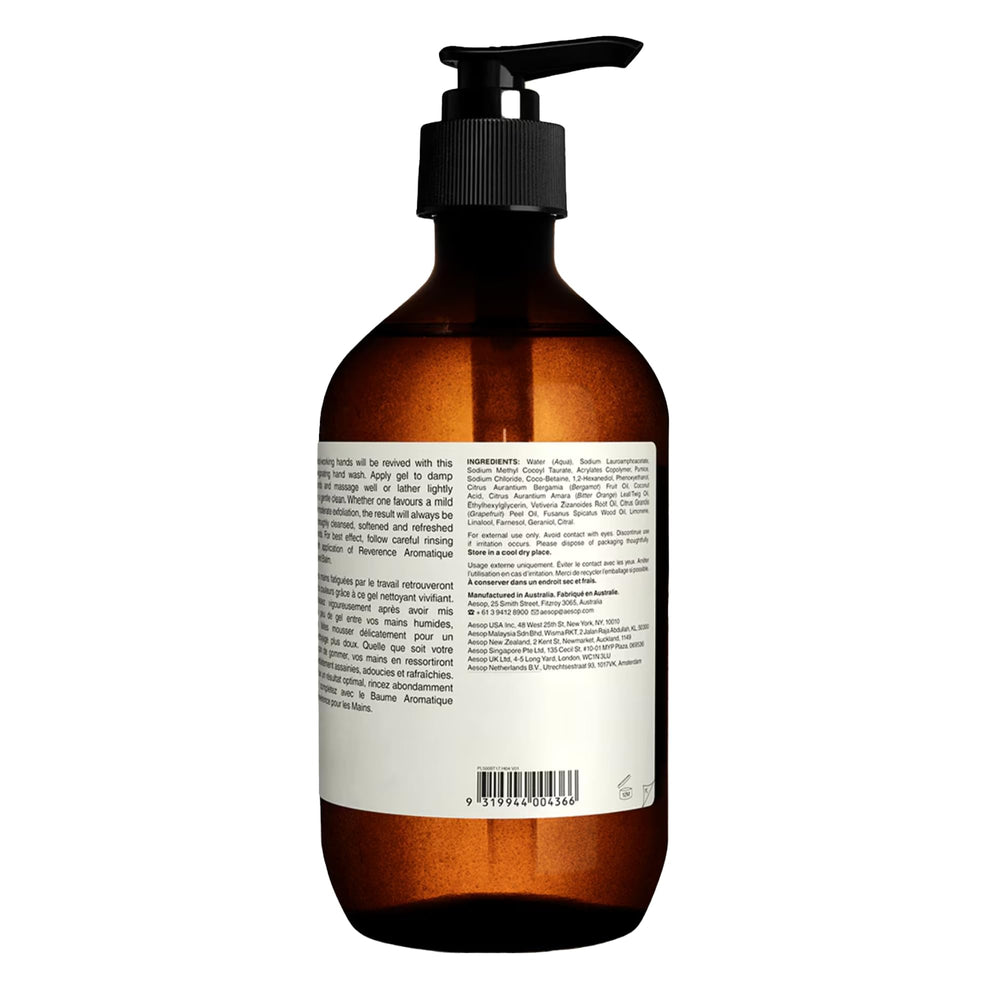Ingrédients clés Vetiver, Petitgrain et Bergamot pour une expérience aromatique.