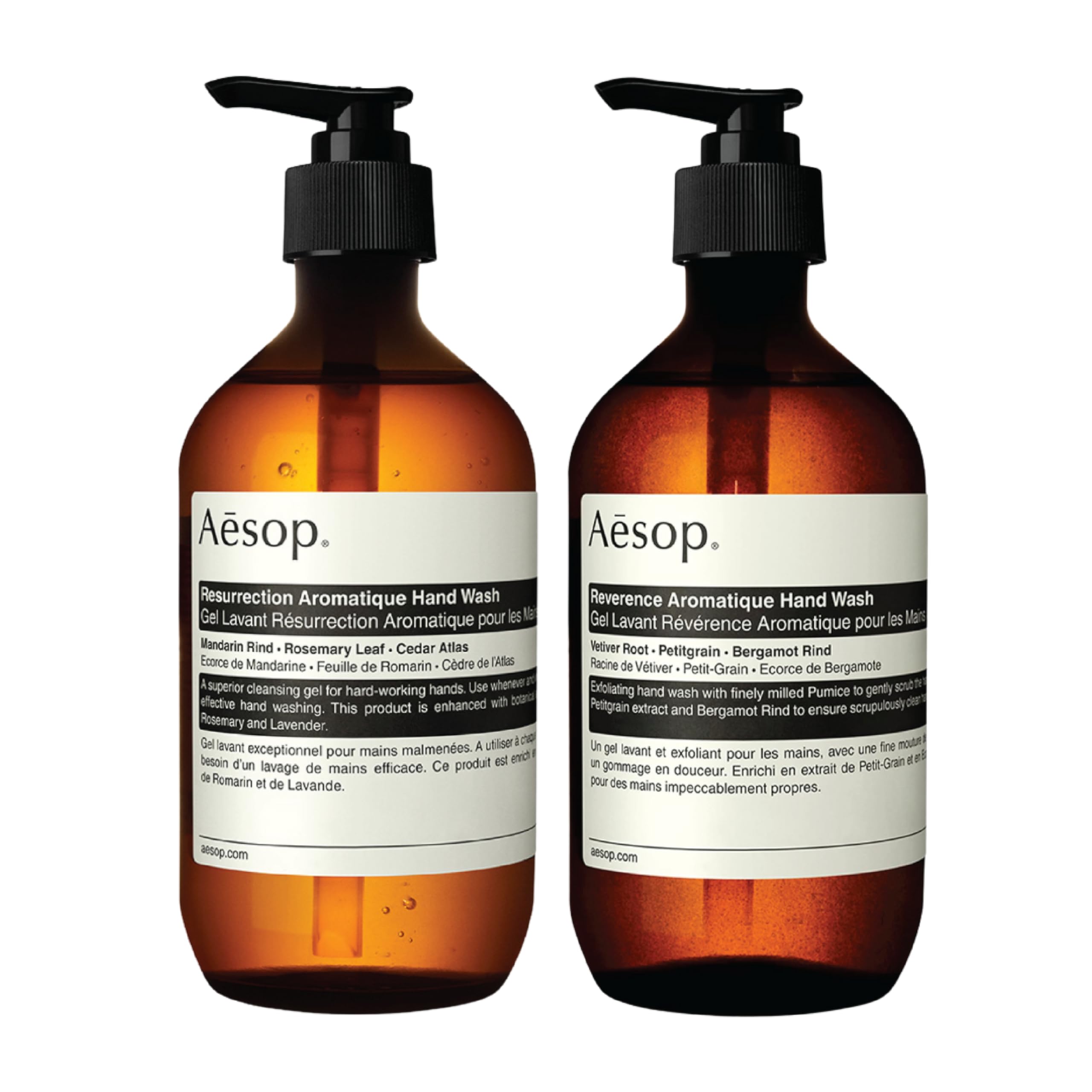 Aesop Reverence Savon Mains Aromatique, exfoliation légère pour des mains douces et propres.