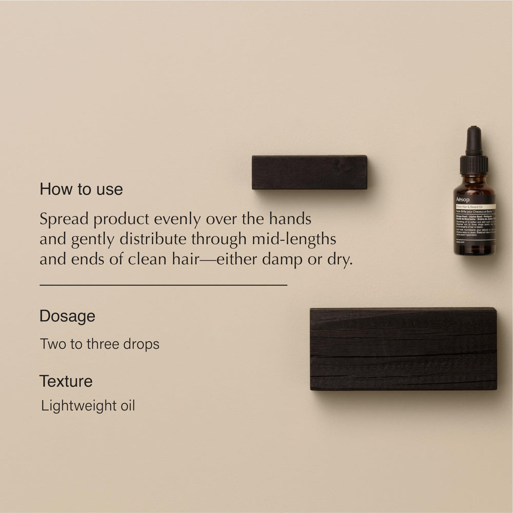 Aesop Shine s'applique sur les longueurs avec les mains.
