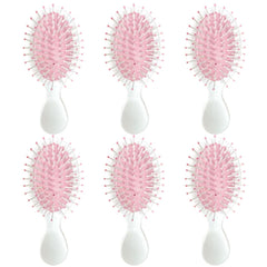 Brosse AESPAKO mini pour cheveux mouillés, pratique en voyage et démêlage en douceur.
