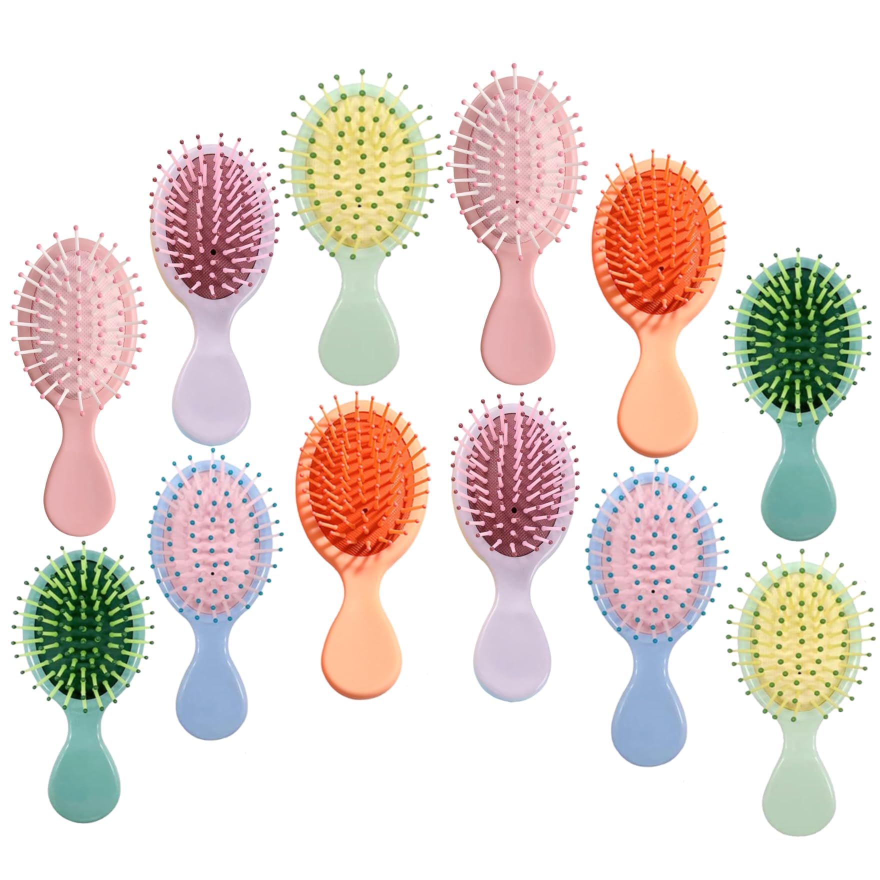 Brosse aespako mini, lot de 12, idéale pour voyage et rangement pratique.