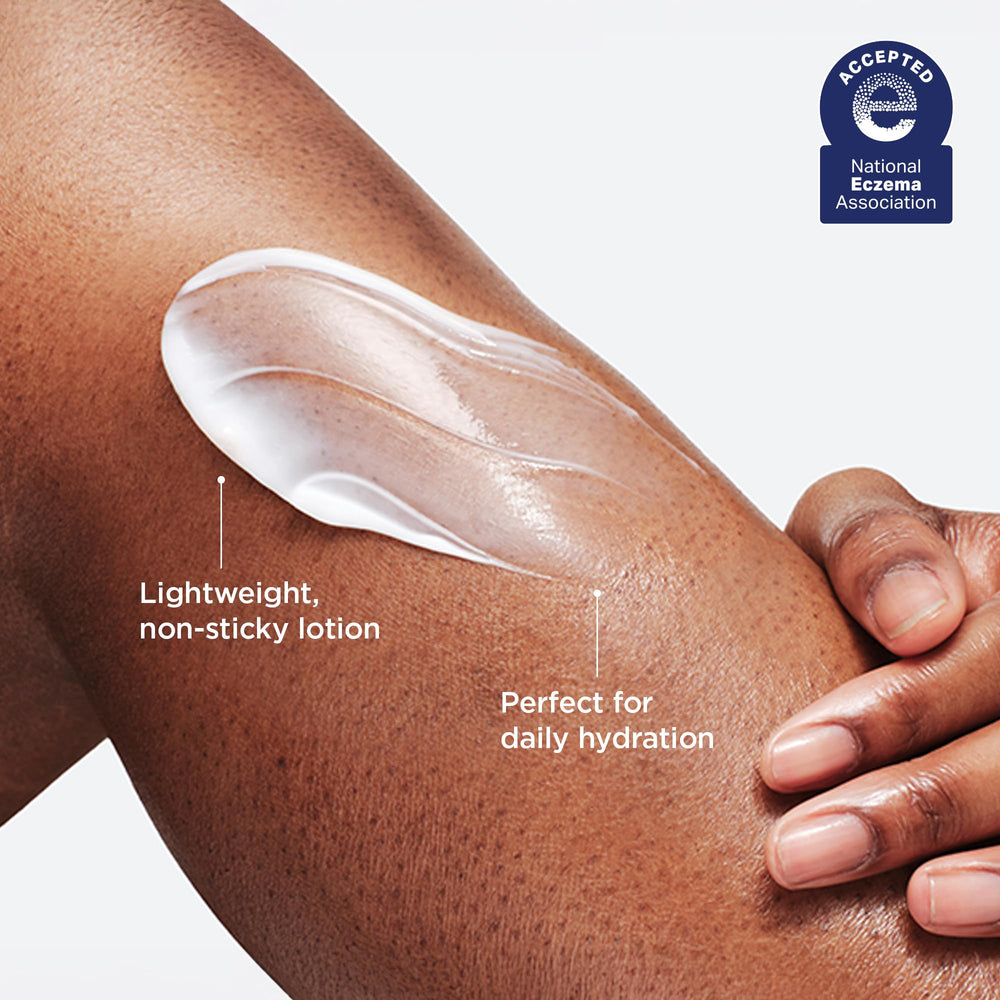 Lotion AESTURA ATOBARRIER365 – focus absorption rapide: pénètre vite sans laisser de film gras.