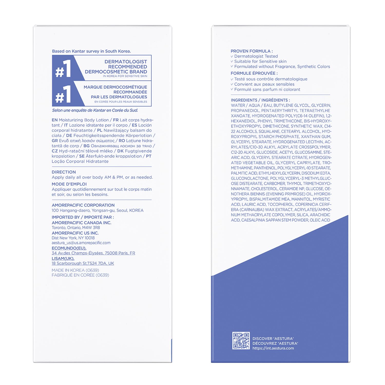 Format 400 ml pratique pour usage quotidien et voyages.