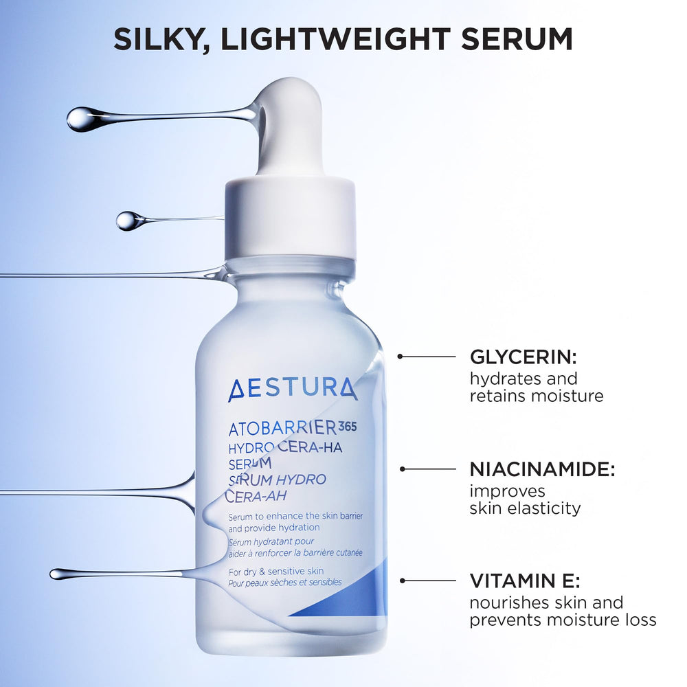 Goutte applicatrice AESTURA ATOBARRIER365 permettant une application précise.