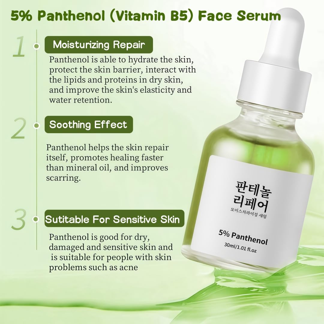 AFCRYIYE Panthenol Emballage Compact, format pratique pour les voyages.