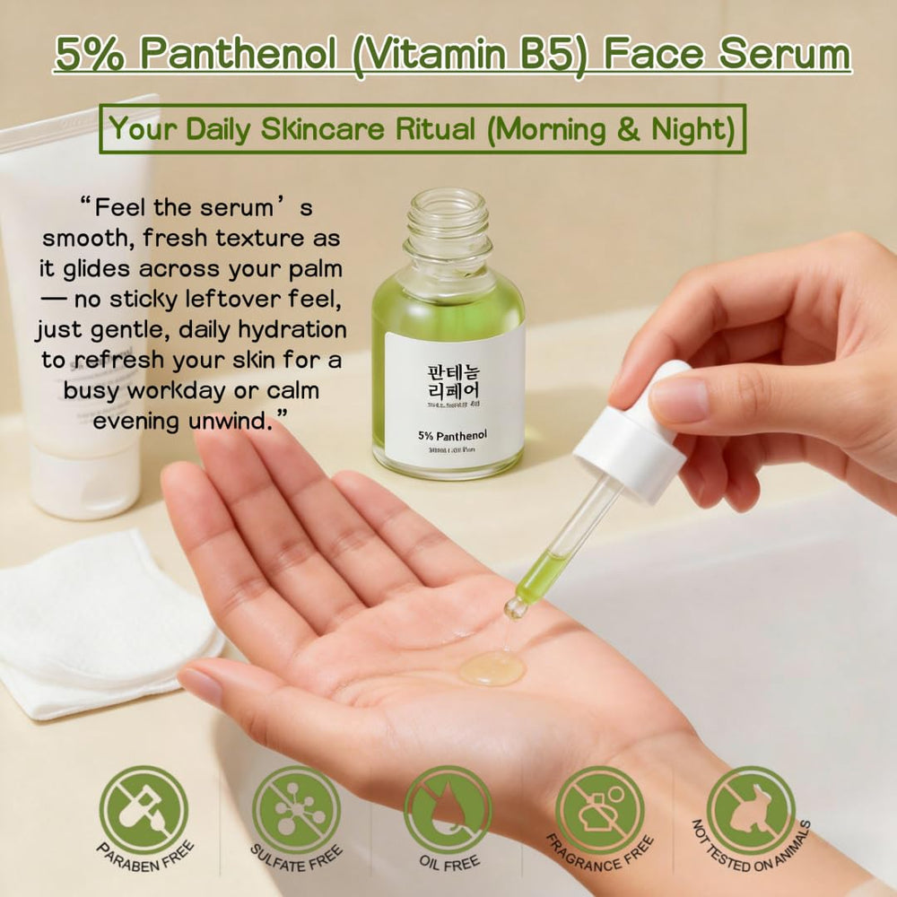 AFCRYIYE Panthenol Texture Légère, absorption rapide sans gras.