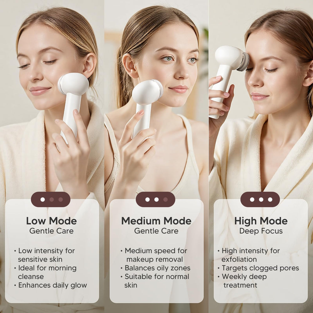 AFEIOFT brosse visage compacte et légère idéale pour voyage.