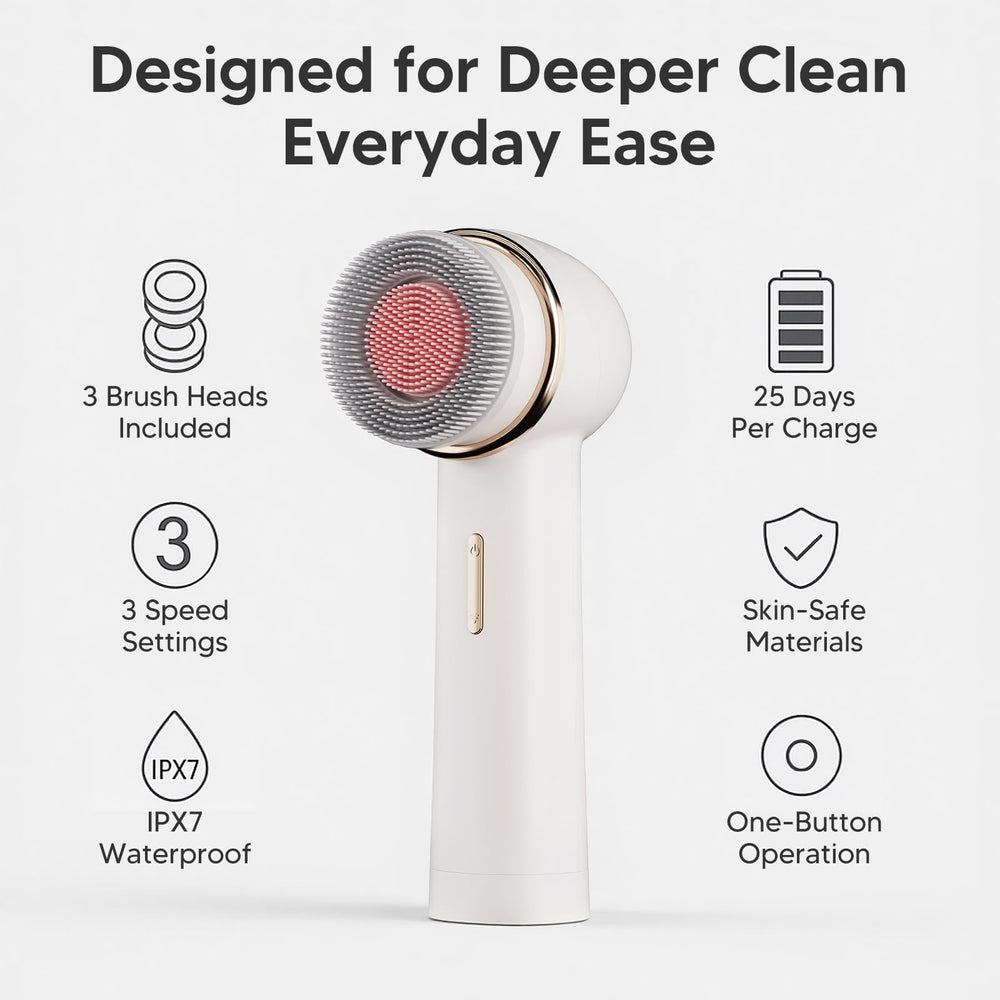 AFEIOFT brosse visage nettoyage en profondeur des pores et démaquillant efficace.