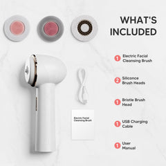 AFEIOFT brosse visage en silicone douce pour peau sensible et rosacée.