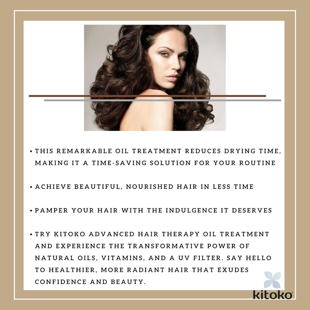 Affinage Kitoko – application facile grâce à la pompe sur cheveux.