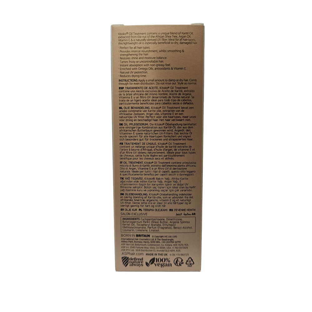 Affinage Kitoko – formule compatible couleur pour les cheveux colorés.