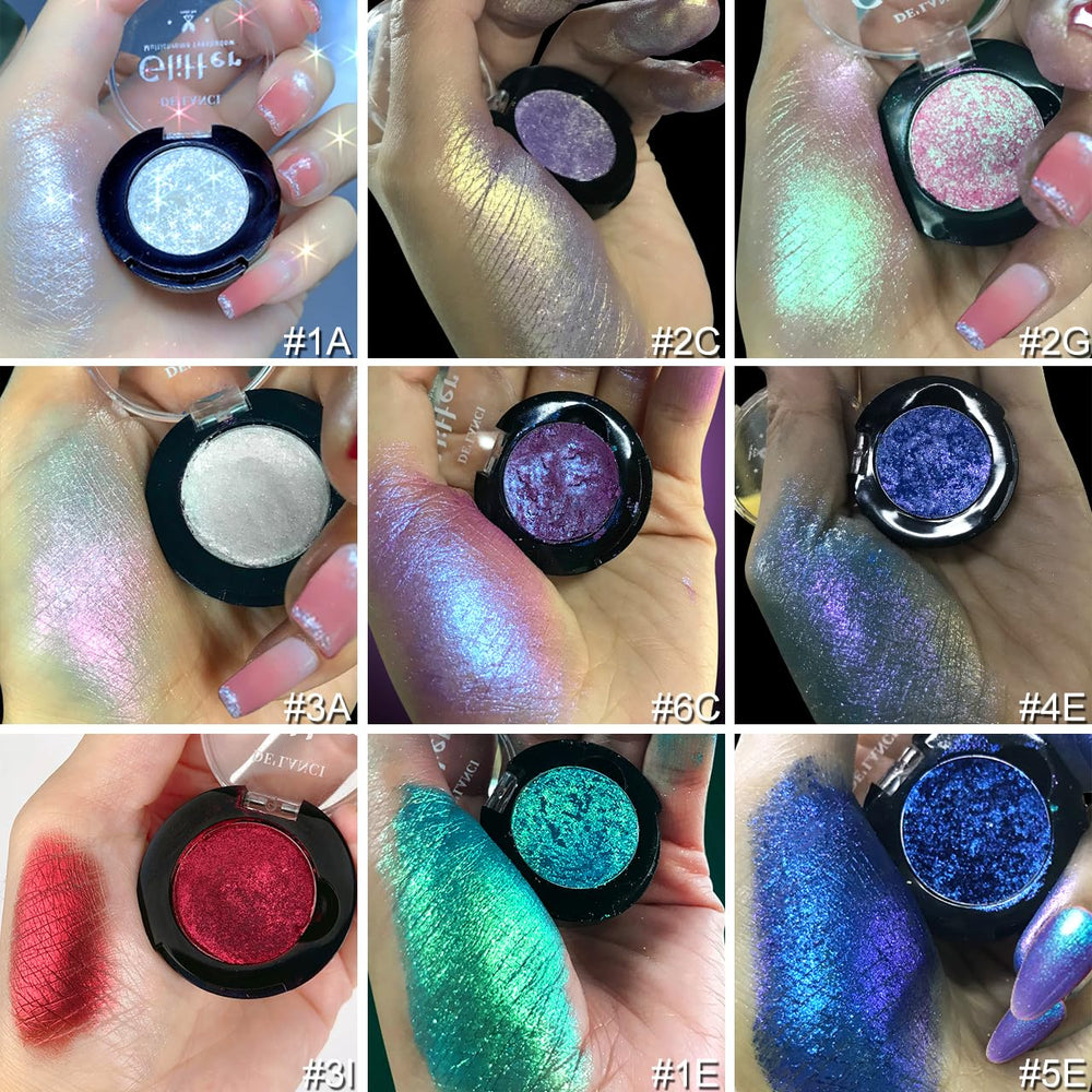 Afflano ombre à paupières mini-paillettes pour un effet scintillant discret