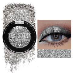 Afflano Ombre Yeux Paillettes Argentées, éclat durable pour un regard glamour.