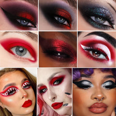 Palette Afflano Ombres Métalliques Rouge — éclat lumineux et longue tenue