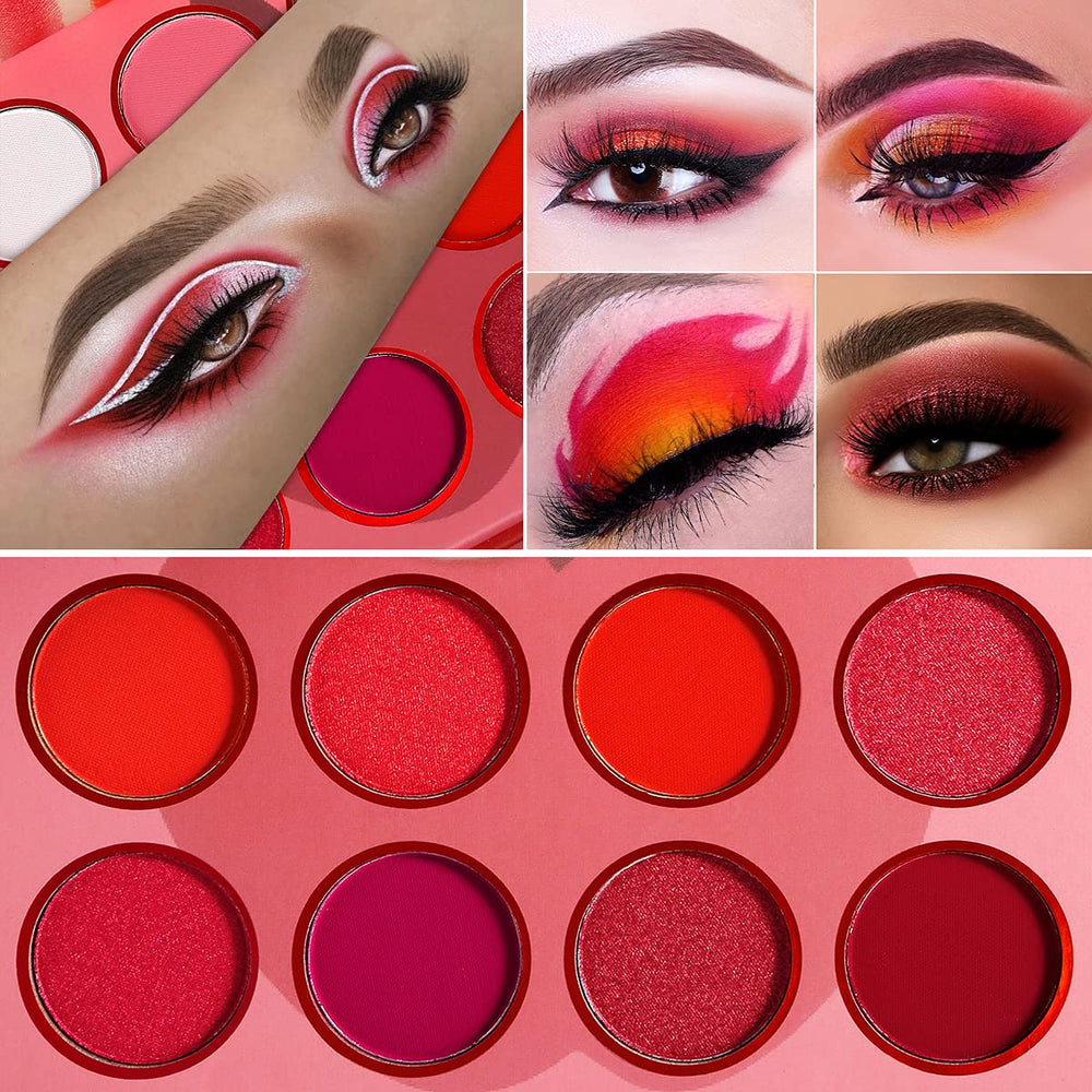 Afflano rouge couleur palette idéale pour une soirée intense