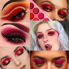 Fard rouge Afflano fini mat et nacré pour des looks variés