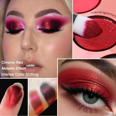 Palette Afflano Yeux Rouge compacte et facile à transporter