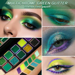 Afflano regard fumé vert bleu, rendu smoky subtil ou intense.