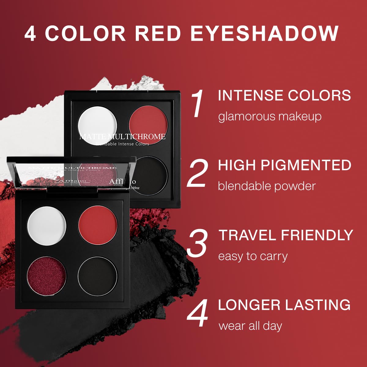 Afflano regard fumé: application facile pour un smoky eye rapide.