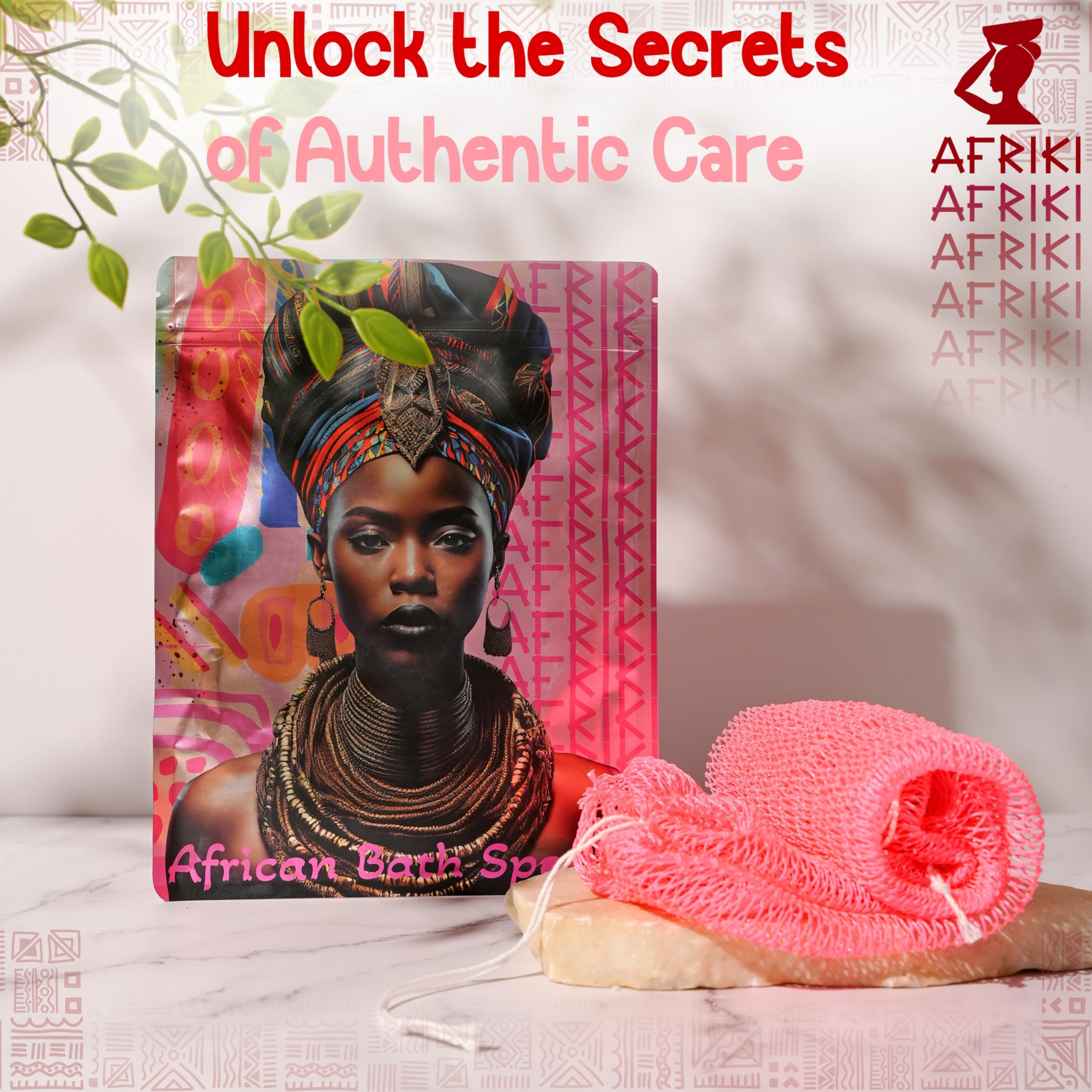 Éponge durable AFRIKI pour un entretien durable de la douche
