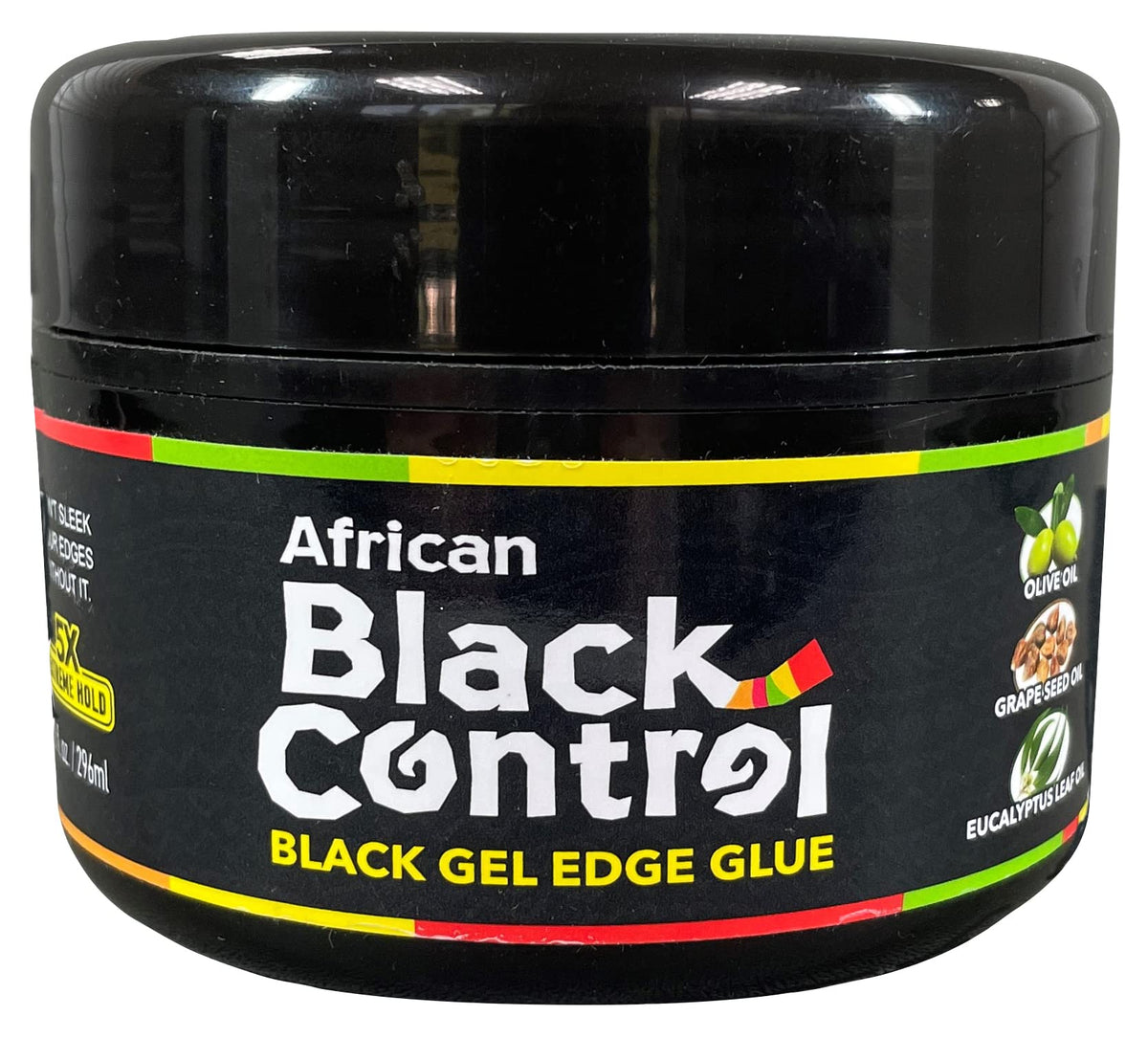 Gel noir pour les bords African Black Control, tenue durable et brillance naturelle