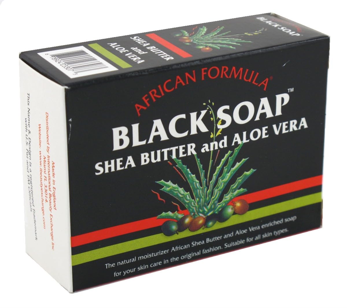Savon noir enrichi en karité et aloé vera pour nourrir la peau