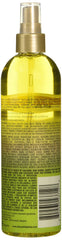 Application du African Pride Braid Sheen Extra Spray sur les longueurs.