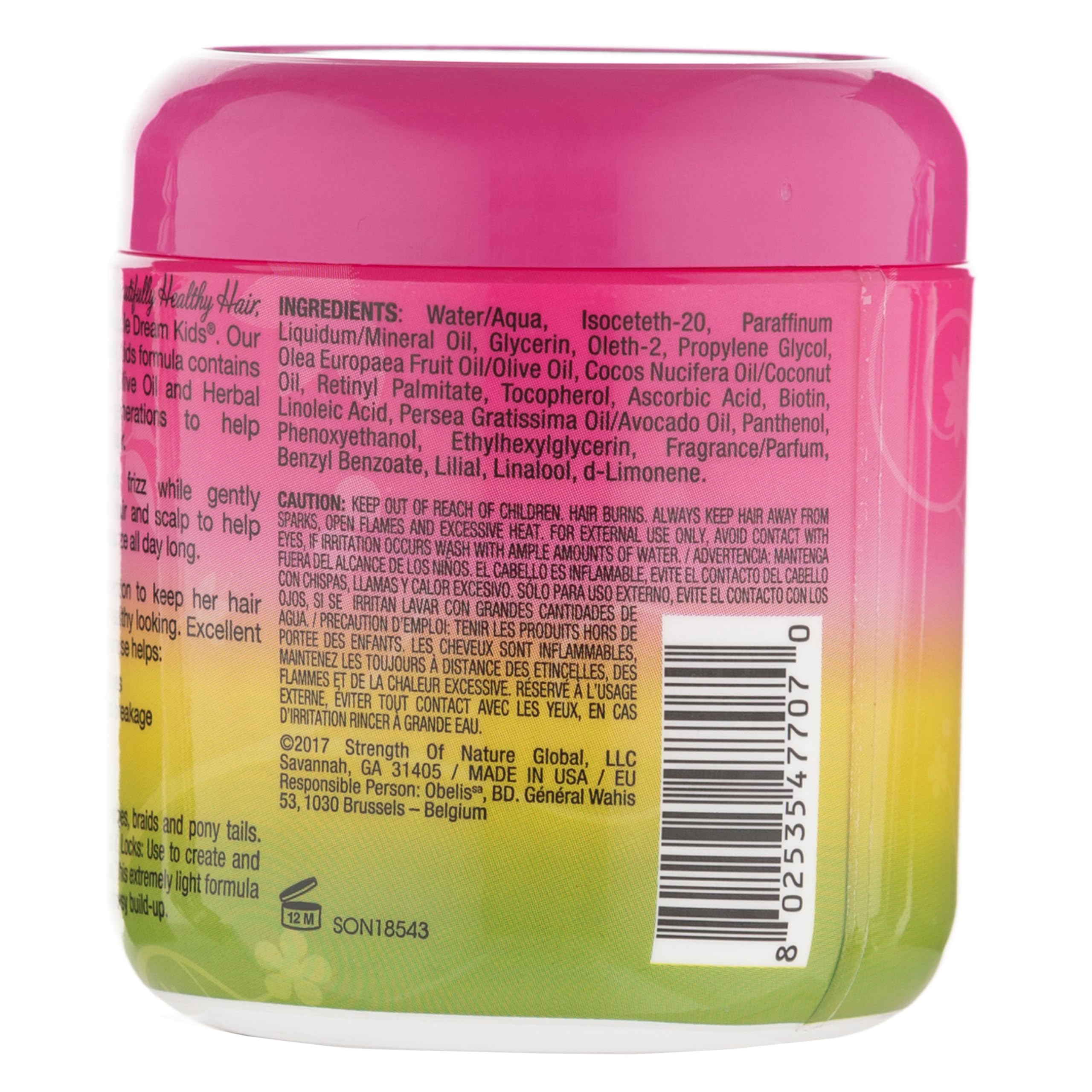 Dream Kids – application facile du gel pour des bords lisses et un coiffage quotidien