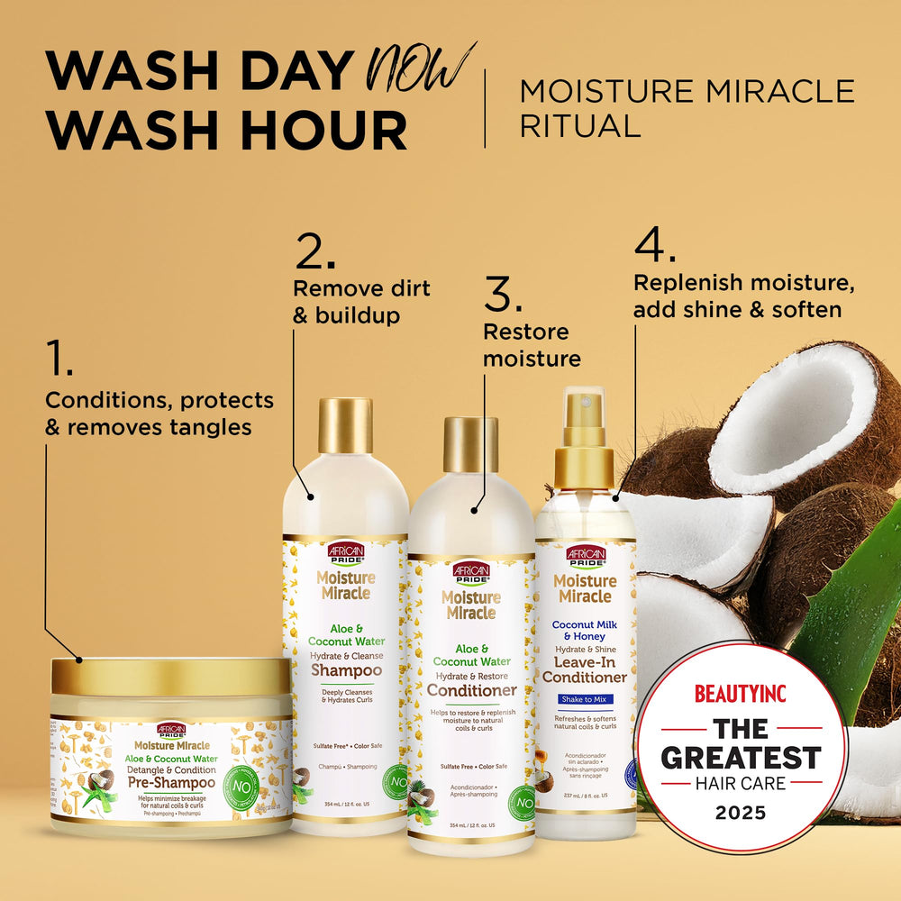 Ingrédients naturels sans parabènes ni sulfates pour les boucles.