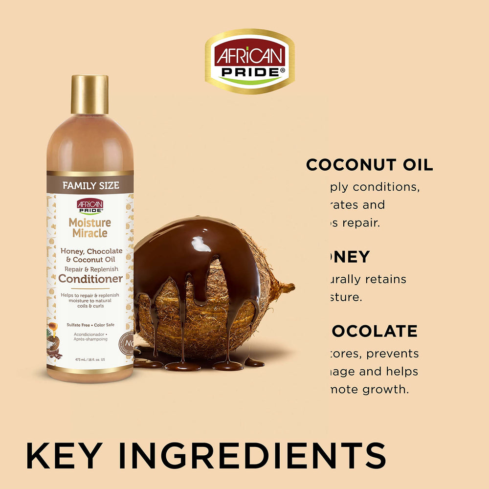 Formule sans parabènes respectant les textures naturelles des cheveux.